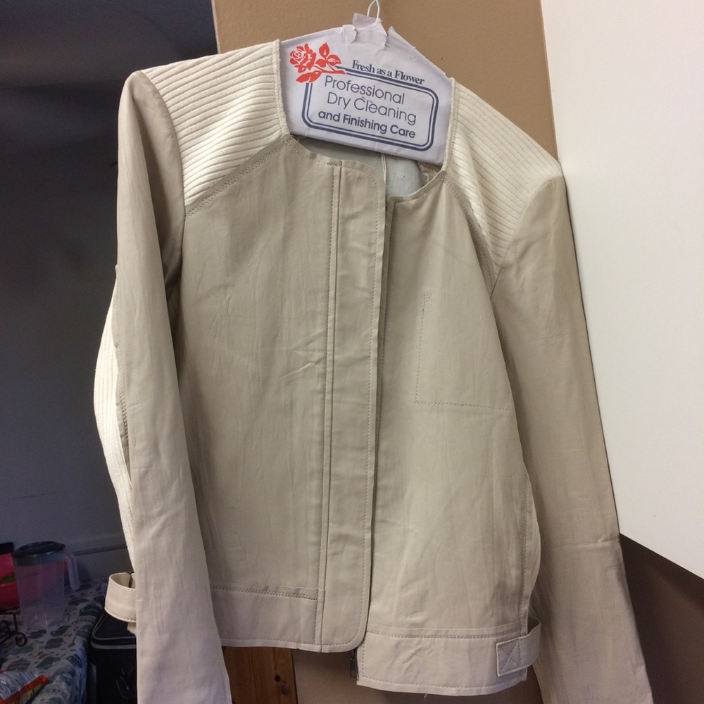 Petit Ivory lamb leather